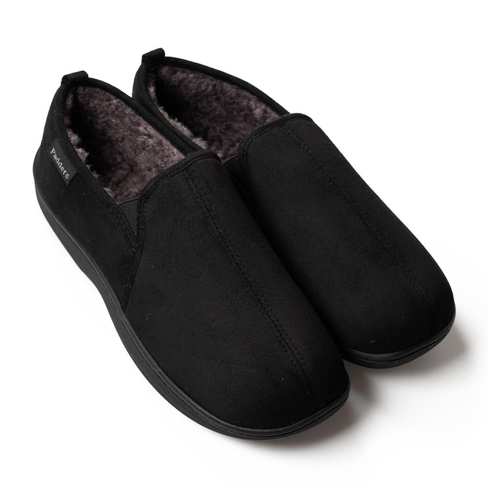 BLACK MICROSUEDE