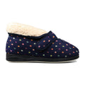 Navy Woven Spot