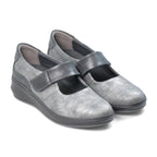 Grey Tumbled Leather