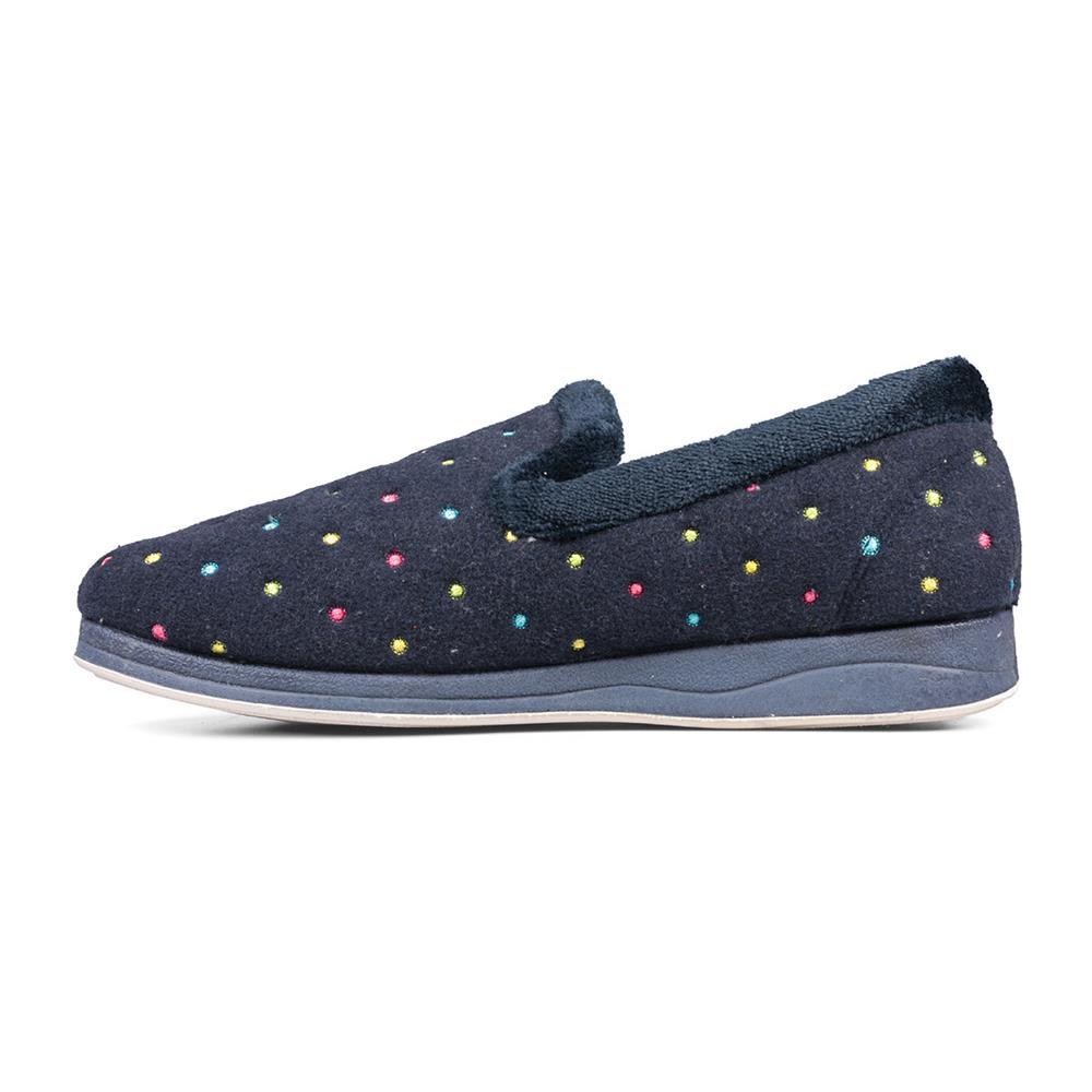 Navy Woven Spot